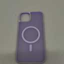 FNTCASE for iPhone 15 Plus Case: for iPhone 14 Plus Case Translucent Matte Military Grade Protective Phone Cover - Slim Anti-Slip Durable Shockproof Drop Protection Cases - Light Purple