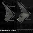 XUKEY 4PCS Mud Flaps Splash Guard for Toyota RAV4 2025 2024 2023 2022 2021 2020 2019 Mudguards Mudflaps Fender Tire Protector Rear Front Hybrid Car Accessories Replacement