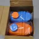 JOYIN 2 Bottles Bubbles Refill Solutions 64 oz (up to 5 Gallon), Concentrated Solution for Bubble Machine, Gun, Wand Refill Fluid Summer, Easter Toys(Orange+Blue)