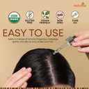 USDA Organic Argan Oil for Hair & Skin  100% Pure Argan Oil of Morocco for Face, Skin Moisture & Hair Growth  Vegan, Non-GMO, Cold Pressed & Unrefined Oils in Glass Bottle (4 fl. oz.)