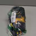 Halloween Trick or Treat Candy Bags LED Light Up Pumpkin Bucket, Collapsible Reusable Candy Basket, Fabric Gift Goody Bags for Kids Halloween Party (Black)