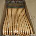 Wooden Hangers 30 Pack, Heavy Duty Wood Hangers for Coats, Suits, Jackets, Closet & Pants Durable Premium Wood Hangers with 360-Degree Rotatable Hook and Notches, Natural