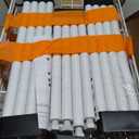 1000 lbs 4-Shelf Adjustable Heavy Duty Steel Wire Rack, Adjustable Storage Shelving Unit with Wheel for Kitchen, Garage, Laundry White 11.8" D x 17.7" W x 40.8" H