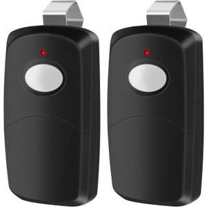 2 Replacement for Multicode Linear 3089 Garage Gate Door Opener Remote Transmitter,308911,MCS308911,10 dip Switch 300mhz,Black