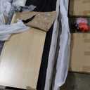 KEIKI King Thick Chenille Bed Frame with 4 Storage Drawer & Upholstered Tufted Headboard, Modern Solid Wood Floor Platform for Bedroom, No Box Spring Needed (Beige)