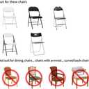 magalo 12 Pack Blue Mist Spandex Folding Waterproof Chair Cover, Stretch Chair Cover Protector for Wedding, Party, Dining Banquet and Other Special Events,  12PCS, Blue Mist