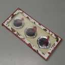 2025 Christmas Tree Ornaments 3 Piece Picture Frame Hanging Ornament Decorative Holiday Keepsake Gift Snowflake Pendant with 2 Photo Frame Insert for Picture of Pet (3 Piece Gift Set)