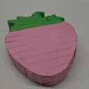 Aoriher Small Strawberry Pinata Summer Fruit Pinata with Stick Blindfold for Girls Boys Kids Fruit Strawberry First Birthday Party Favor Decor Baby Shower Activity Game Supplies, 16 x 12 x 3 Inch