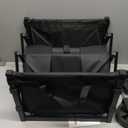 NWH Collapsible Wagon Cart with Wheels Foldable, 360LBS Large Capacity Portable Folding Utility Heavy Duty Beach Wagons Cart with All-Terrain Wheels for Groceries Shopping, Camping, Sports, Garden (120L)