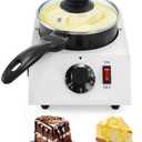 POWLAB Electric Chocolate Melting Pot, 1kg Capacity, Adjustable Temperature, Ceramic Coating, Easy to Clean, Multi-Use for Chocolate, Butter, Cheese, and Candy - Perfect for Home and Commercial Use