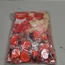 Heart-Shaped Aluminum Foil Balloon,Red Latex balloons,Confetti Balloon,Fake Petals and Hanging Streamer for Valentines Wedding Bridal Shower Anniversary Engagement Party Supplies Decorations