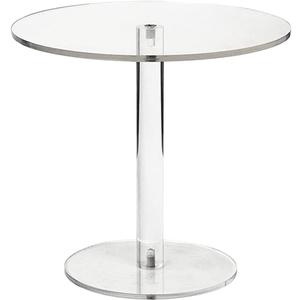 WILLSIN Acrylic Cake Stand, Round Cake Stands for Dessert Table, Clear Cupcake Stand for Birthday Party, Pastry Candy Pizza Display Riser for Wedding Event (Medium)