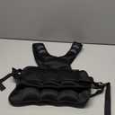 Adjustable Weighted Vest, 4-10lb Vest with 6 Ironsand Weights and Large Pocket, Weight Vest for Men Women Strength Training, Running, Walking