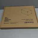 GuineaLoft Non-Flimsy Acrylic Display Box  A Large, Thick, Truly Sturdy 15x10x9-Inch Crystal-Clear Display Case, Securely Fastened by Stainless Steel Brackets & Screws Instead of Push-Fit Slots