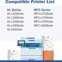 TN229XL 229XL TN229 High Yield Toner Cartridge Compatible Replacement for Brother TN229XL TN-229 Works with Brother MFC-L3720CDW L3780CDW L3765CDW HL-L3220CDW L3280CDW L3300CDW Printer (4-Pack Color)