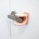 Door Lever Lock (2 Pack)  Child & Pet Safety Lock for Door Handles  No Drill, 3M Adhesive  One-Handed Operation for Adults  Strong & Easy Install