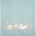 Avanti Linens - Bath Towel, Soft & Absorbent, Coastal Bathroom Essentials (Sand Shells Collection, Mineral)
