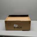 SNSLXH 5 Pack Stackable Closet Storage Basket, Multifunctional & Foldable Closet Organizer for Bathroom Kitchen Laundry Room Wardrobe Storage, Space-Saving Clothes Storage Drawer Organizer, White