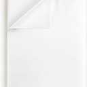 Cal King 400 Thread Count 100% Cotton Flat Sheet - Comfortable, Cooling & Breathable Cotton - Top Flat Sheet Only - Luxury Hotel Quality Bedding - Extra Soft & Comfy - Easy Care, Wrinkle Free - White