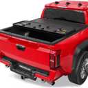 MOSTPLUS Tri-Fold Hard Truck Bed Tonneau Cover On Top Compatible for 2005-2015 Toyota Tacoma Bed 3 Fold Aluminum 5FT Bed Cover