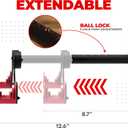 PRO BIKE TOOL Bike Wall Mount - Horizontal Indoor Bike Rack for 1 Bicycle - Bike Rack for Garage - Safe and Secure Bike Hook for Road, Mountain or Hybrid Bikes - Bike Hanger, Bicycle Storage