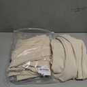 2 Piece Blazer Set for Women Dressy Double Breasted Pants Suit Professional Business Formal Office Work Outfits Beige, Medium