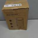 Milk Frother, 4-in-1 Milk Frother and Steamer, Hot and Cold Foam Maker and Milk Warmer with Temperature Control & Auto Shut-Off, Frother for Coffee, Latte, Cappuccino, Matcha(White)