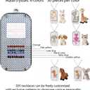RUOZTEOO Kit DIY Necklace 6 Color 50 Rhinestone and Tools for Women Beginner Arts and Craft Gift Fun Activity