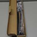 French Door Curtain Rod Adjustable 18"-32", Wrap Around Cafe Curtain Rod 1/2" Diameter, Screwed Sash Rods for Door Window, Black, 2 Pack