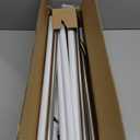 Fishat Silver Heavy Duty Double Rod Garment Rack for Hanging Clothes Chrome, Commercial Rolling Clothes Organizer Commercial Metal with Lockable Wheels Mobile for Coats Dresses