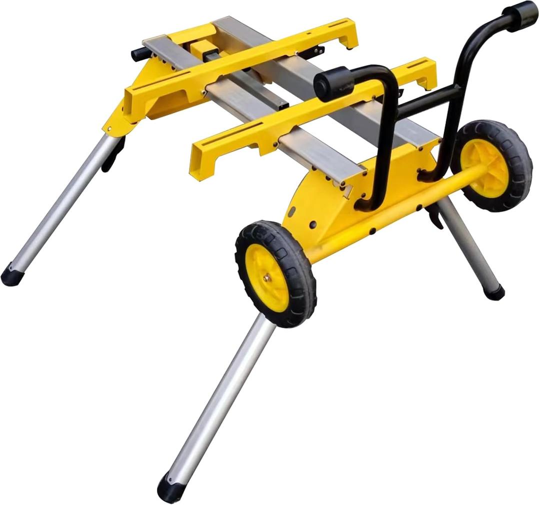 Structural fasteningLightweight and Heavy Duty Compact  Easy Transports Table Saw Stand, Rolling Stand, Collapsible and Portable Compatible with DW744, DW745, and Other most Table Saws