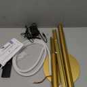 Tacopet LED Corner Floor Lamp for Living Room, Dimmable Light with Remote, 2700-6500k Stepless Adjustable Colors & Brightness, Modern Reading Bright Light, 58" Standing Lamp for Bedroom (Gold)