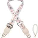 Purse Shoulder Strap Replacement Adjustable Belt Crossbody Canvas Guitar Strap for Bag Handbags Wide 1.5 inch