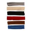 6Pcs Yoga Sweat Wicking Hair Bands for Fitness Stretchy Knot Hair Accessories Light