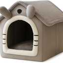 Cat Bed for Indoor Cats - Cat Cave Beds Cat House Cat Tent with Removable Washable Cushioned Pillow, Soft Kitten beds,Cat Beds & Furniture, for Small and Medium Pet - Cozy Cave Bed- Large Size