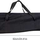 BBQ Tool Storage Bag,Oxford Grill Tool Carry Bag, Waterproof Outdoor Picnic Cooking Tools Bag Carry Bag for Camping Car Trip Outdoor Camping (Black,Size:24.41x 5.12 x 9.45inch)