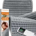 17''×33'' Heating Pad for Back Pain, Electric Heating Pad with 9 Heat Settings & 4 Timers Auto Shut Off, Extra Large Heating Pad for Period Cramps & Sore Muscles, Machine Washable, Dry & Moist Heat