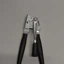 Commercial Can Opener, ICEKATl Can Opener Manual Heavy Duty Easy for Big Cans with Magnet, Folding Hand Crank With Comfortable Long Handles (Black)