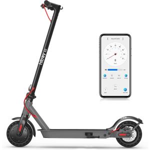 Hiboy S2 Electric Scooter - 8.5" Solid Tires - Up to 17 Miles Long-Range
19 MPH Portable Folding Commuting Scooter for Adults with Double Braking System and App