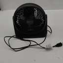 Amazon Basics Air Circulator Fan, Desk Fan for Bedroom, Home and Office, With 90-Degree Tilt Head, 3 Speed Settings, Lightweight (3 LBS), 35 Watts, Black, 11.1"W x 6.3"D x 10.9"H