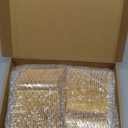 Roshtia 100 Pcs Gold Plastic Forks Gold Forks Disposable Utensils 7.3 Inch Heavy Duty Cutlery Set Disposable Cutlery Sets for Graduation Party Teacher Appreciation Birthday Picnics Wedding Outdoor