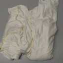 10x10ft Wrinkle Free Ivory Backdrop Curtain for Parties Soft Fabric Drapes Wedding Ivory Curtain Backdrop for Birthday Party Decorations Background for Photography 5x10ft,2 Panels