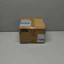 Modern Amber Glass Pendant Light, 4.33"x9.8" Hanging Fixture with Golden Wood Handle & Brass Cap, 15"-72" Adjustable Line, E26 Socket  Golden Amber Square