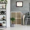 GraduatePro 8.5x11 Diploma Frame with Black Over Gold Mat or Display 11x14 Document Without Mat, CPA License Frame, UV Protection Acrylic, Mahogany with Gold Beads