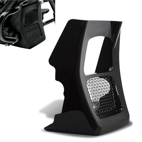 WOWTK Chin Spoiler for Harley 2017-2025 Touring Road King, Street Glide, Road Glide, and Electra Glide Standard Models,Vivid Black Finish