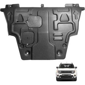 Engine Splash Shield Fit for Jeep Renegade 2015-2024 Engine Case Guard Under Cover Compatible with Renegade 2019-2024 Front Engine Guard Mud Flaps