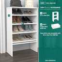 ClosetMaid SuiteSymphony Wood Shelf Unit, 2 Shelves, Adjustable, for Storage, Closet, Clothes, Shoes, Décor, TV, Books, Pure White