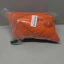 Dog Coat, Warm Dog Winter Coat Jacket with Thick Furry Collar, Adjustable Pet Fleece Jacket Turtleneck Snowsuit for Dogs for Chilly Day, Orange XL