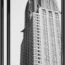 MCS Trendsetter 13.5x40 Poster Frame Black High-Gloss, Vertical & Horizontal Wall Hanging Large Picture Frame for Photos, Posters & Art Prints (2-Pack)
