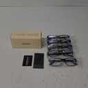 Gaoye Reading Glasses Men/Women, Eyeglasses, Blue Light Readers for Men/Women, Computer Eye Glasses, Cheaters (B1-5 Pack Light Black)